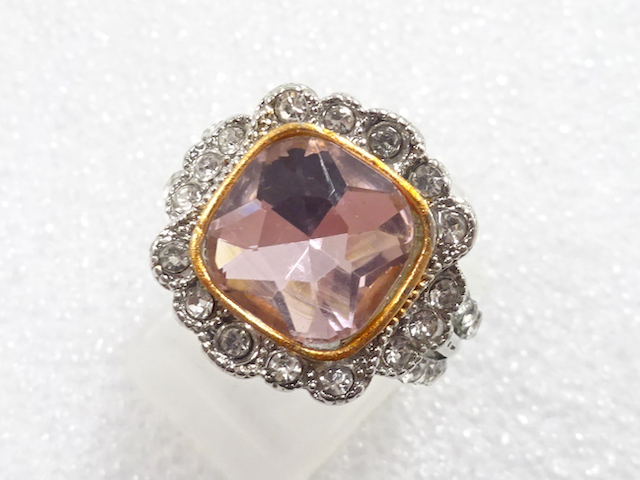 COLORED STONE FASHION RING / JP SIZE 13.5